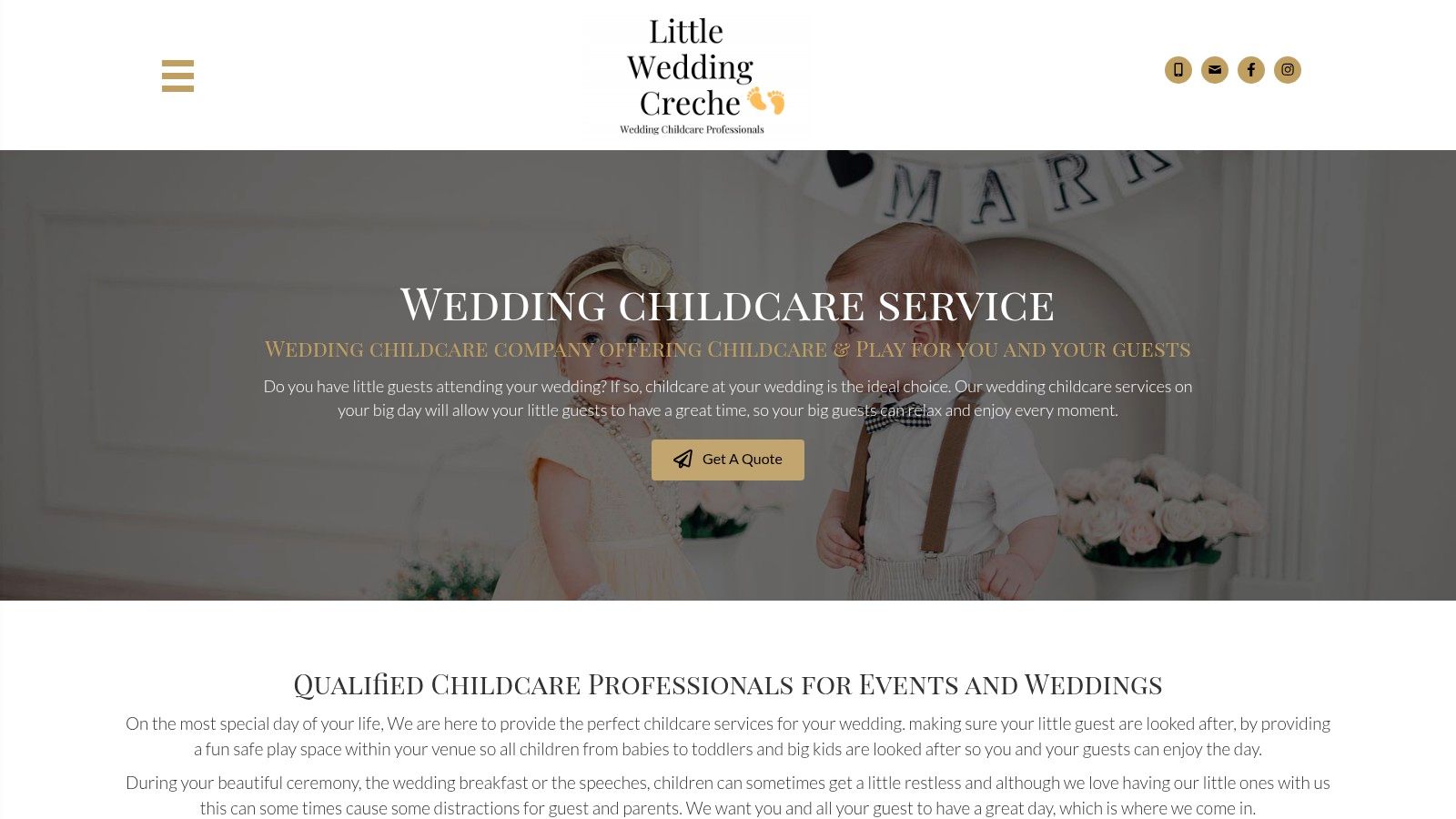 Little Wedding Creche: For Ofsted-Registered Peace of Mind