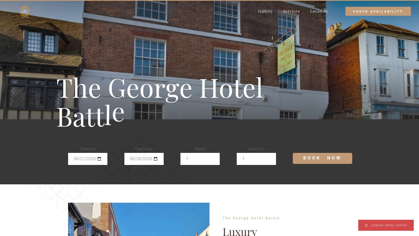 The George Hotel, Battle