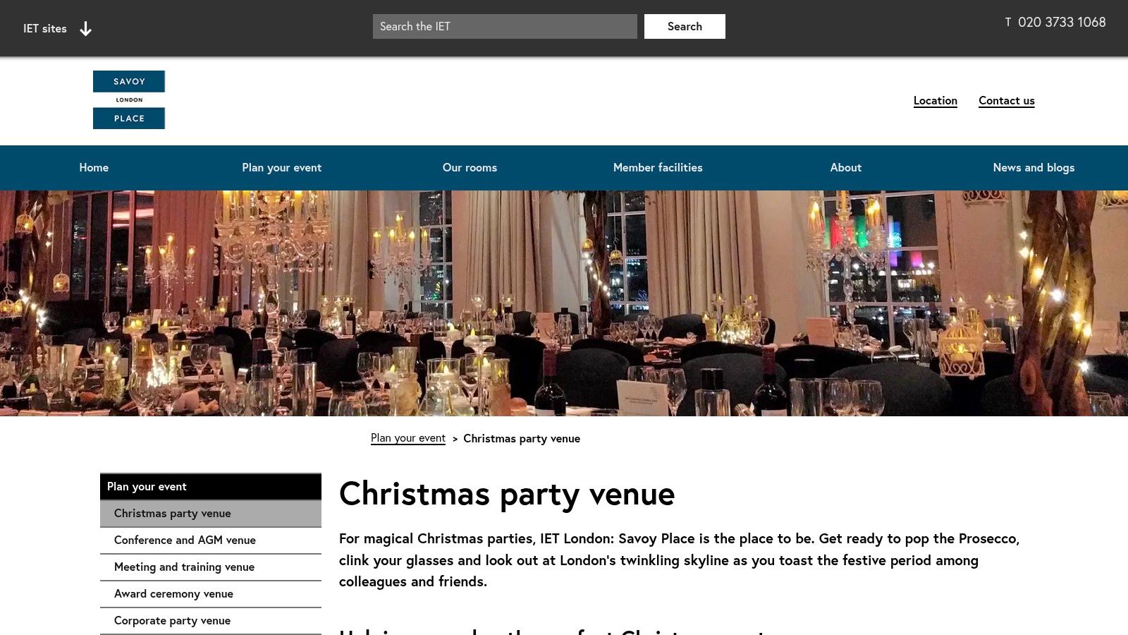 IET London: Savoy Place
